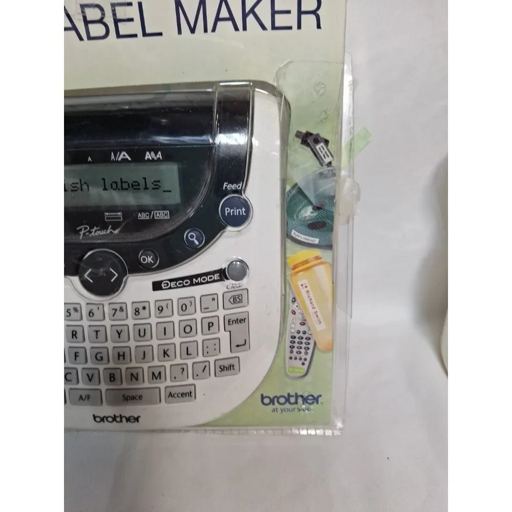 BROTHER Simply Stylish Label Maker PT-1290BT3 P-Touch Electronic System,